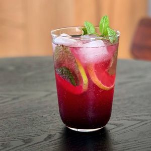 homemade lemonade at Twenty Twenty Coffee in Hvide Sande