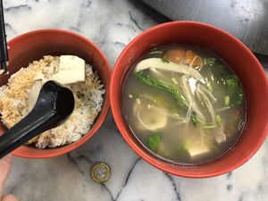 Pig stomach soup $4.50 at Xian Long Vegetarian in Northeast Singapore