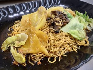 Wanton Mee $4 (2022)  at Xian Long Vegetarian in Northeast Singapore