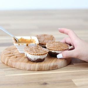 Lotus cheesecake  at Vegantrii in Amman