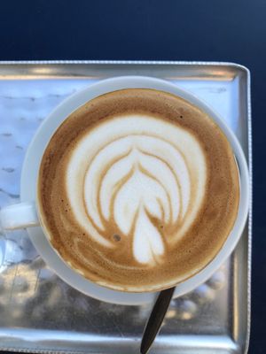 organic swiss oat milk coffee at Werkstadt in Bern