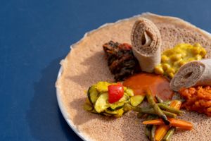 vegan injera on Thursday  at Werkstadt in Bern