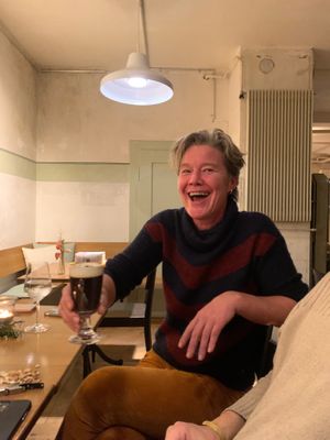 vegan Irish coffee  at Werkstadt in Bern