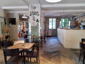 Interior (during corona) at Werkstadt in Bern