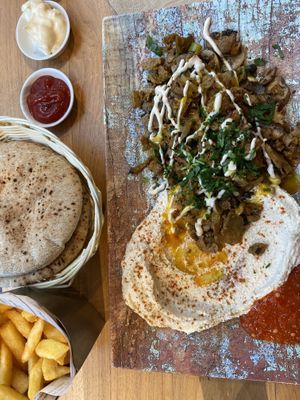 Shawarma plate  at Dominion Food Revolution in Frankfurt