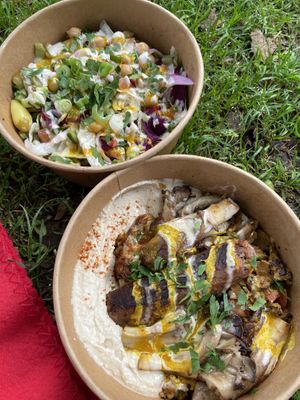 Dominion mix und Salat at Dominion Food Revolution in Frankfurt