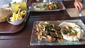 Dominion Mix Plate Menu at Dominion Food Revolution in Frankfurt