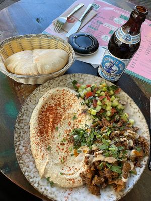 Hummus shawarma  at Dominion Food Revolution in Frankfurt