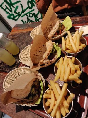 Falafel Pitataschen at Dominion Food Revolution in Frankfurt