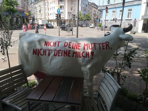 In your face at Dominion Food Revolution in Frankfurt