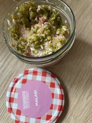 Malabi after half a day in my backpack 😂  at Dominion Food Revolution in Frankfurt