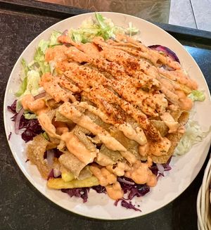 Döner Teller. Very delicious!🤤   at Dominion Food Revolution in Frankfurt