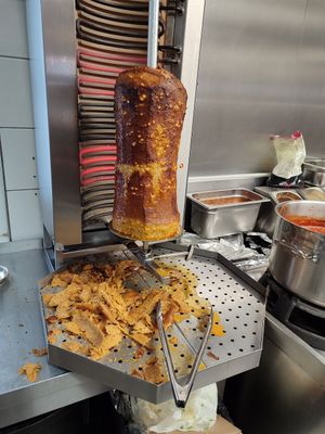 100% vegan kebab, very unique #Veganuary at Dominion Food Revolution in Frankfurt