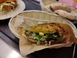 Schawarma-Pita #Veganuary at Dominion Food Revolution in Frankfurt