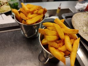 Pommes / Fries #Veganuary at Dominion Food Revolution in Frankfurt