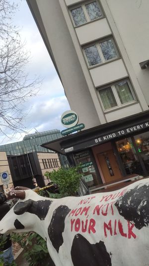 Front view on the Restaurant at Dominion Food Revolution in Frankfurt