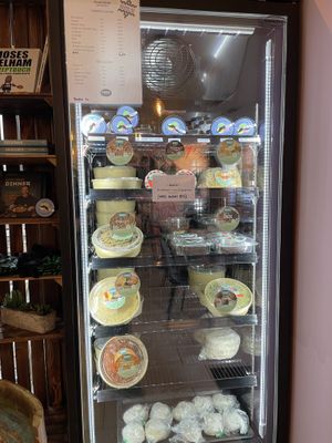 Fridge with to go food and ice cream   at Dominion Food Revolution in Frankfurt