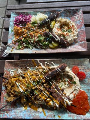 Kebab revolution and Dominion platter at Dominion Food Revolution in Frankfurt
