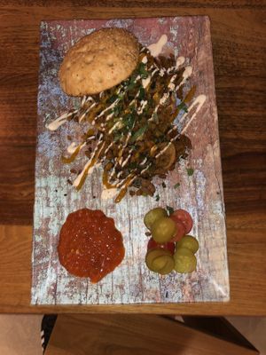 Shawarma Burger  at Dominion Food Revolution in Frankfurt