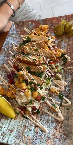 Salaschnitzel at Dominion Food Revolution in Frankfurt