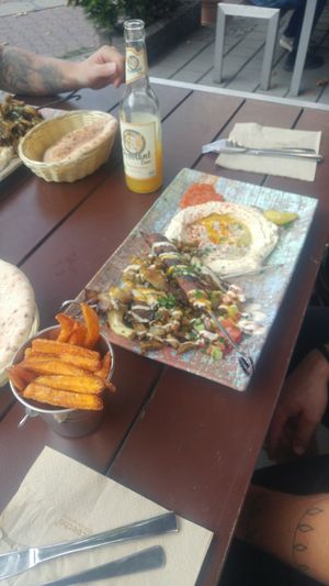 Mixed plate at Dominion Food Revolution in Frankfurt