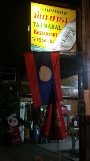 welcome 😊 at Taj Mahal in Vientiane