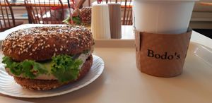  at Bodo's Bagels in Charlottesville