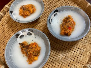 Vietnamese-style savory rice pudding (越南碗粿) at Tiān Cí Bǎo Xuān 天慈寶軒 in Yuli