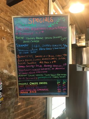 Original specials at Satsuma Cafe - Dauphine St in New Orleans