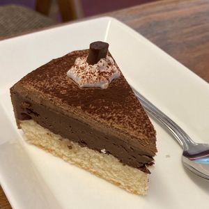 Vegan chocolate cake at Cafe Sosu - 카페소수 in Busan