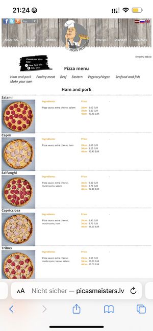   at Picas Meistars in Riga