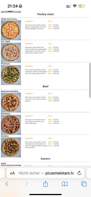   at Picas Meistars in Riga