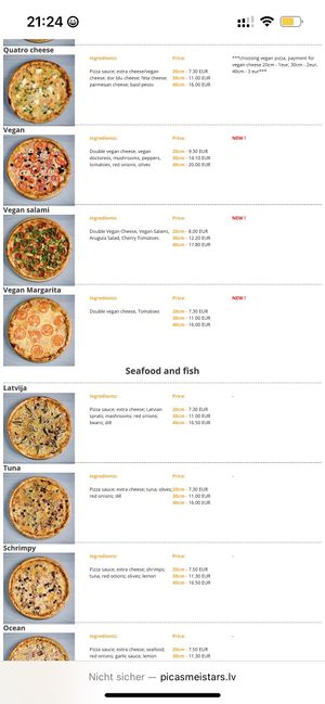   at Picas Meistars in Riga