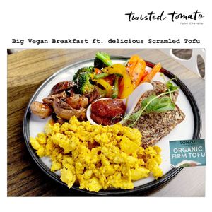Big breakfast (menu) at Twisted Tomato in Auckland
