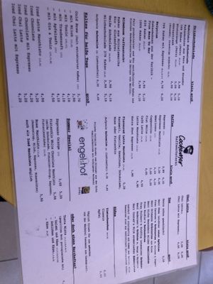 Menu August 2023  at Cochemer Kaffeerösterei in Cochem