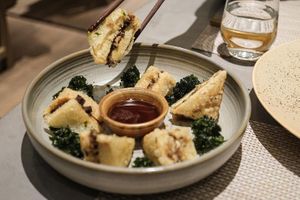 酥炸韓式豆腐三文治  at Soil to Soul 土生花 in Kowloon