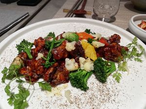 Sweet & Spicy Mushroom with Assorted Vegetables  at Soil to Soul 土生花 in Kowloon