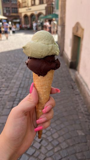   at Eiscafé Incontro in Freiburg