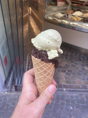   at Eiscafé Incontro in Freiburg