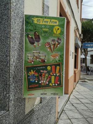 Vegan ice cream to go!  at Heladeria Ferrera in Tapia De Casariego