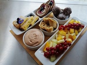 Dessert pallet at Comida Vegano in Lichtervelde