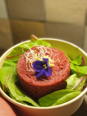 Rode biet at Comida Vegano in Lichtervelde