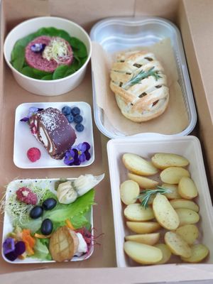 Catering box at Comida Vegano in Lichtervelde