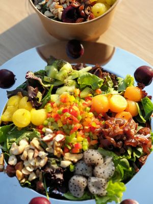 Jadeline salade at Comida Vegano in Lichtervelde