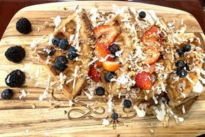 Waffles  at Madre Tierra in Caguas