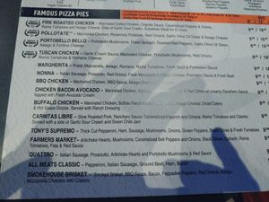 Both the farmhouse and Portobello bello can be made vegan by choosing the GF crust and vegan cheese at BoomBozz in Spring Hill