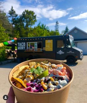 What a fantastic vegan meal!! 🌱✨🥑 at TACOMORY in Tobermory