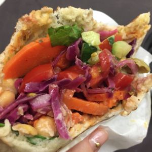 Lots of veg at Chick Peace 칙피스 - Seongsu in Seoul