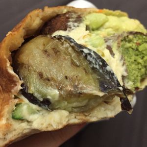Vegan pita at Chick Peace 칙피스 - Seongsu in Seoul