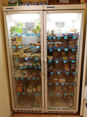 Tofu, yogurt, cheeze, etc at Reformhaus Klosterneuburg Harald Schneider-Sturm in Klosterneuburg